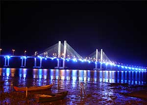 Ponte Aracaju-Barra dos Coqueiros em Aracaju