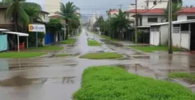 impactos das chuvas em Aracaju