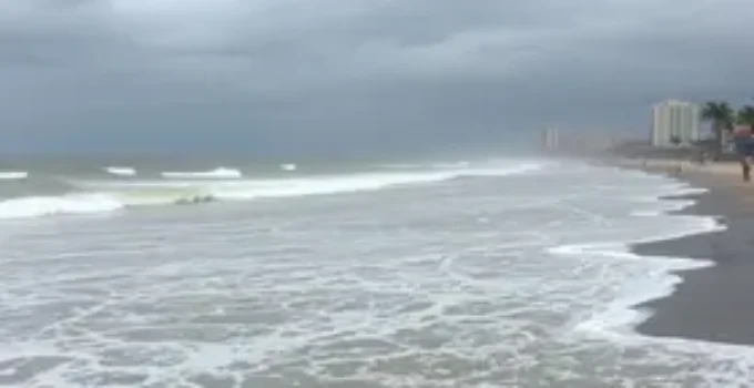 marés altas em Aracaju