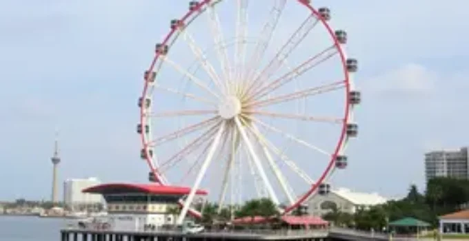 polo turístico com roda-gigante em Aracaju
